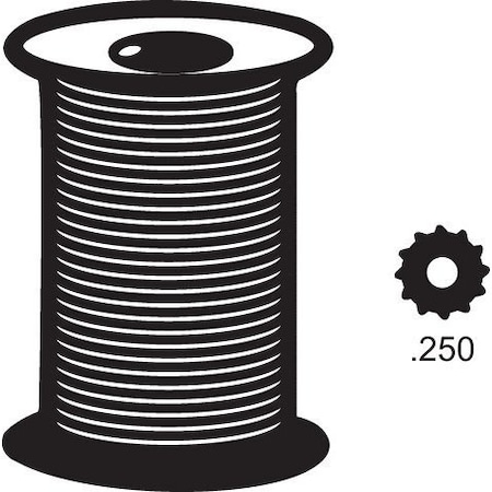 Strybuc .250 Spline Vinyl Black 66-23B